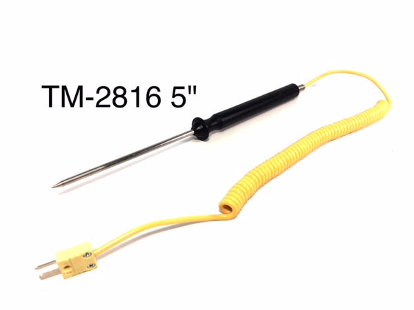 1/8 Dia. High Temp Handheld Probe, 5 long (K-212)