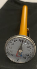 Concrete Dial Thermometer, 25° - 125°F - Available in 5" or 8" Stem Lengths