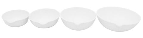 Porcelain Evaporating Dishes - Choose 80, 120, 150 or 250mL