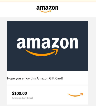 Amazon sends Mastercard, Google Play gift card order emails by mistake